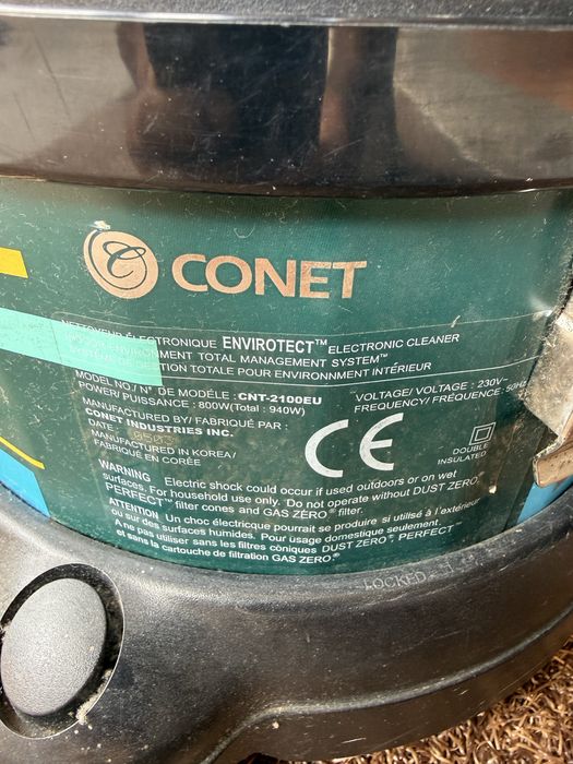 Aspirador Profissional Envirotect – A funcionar Sem Acessórios