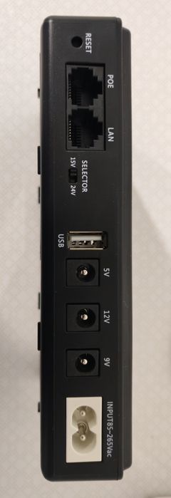 Міні UPS DC, джерело безперебійного живлення