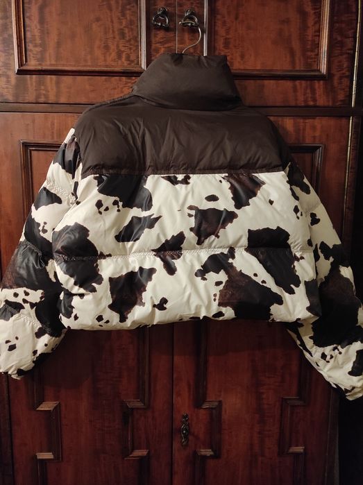 Куртка з коров’ячим 3D-принтом Осінь–початок зими | Регульований обʼєм