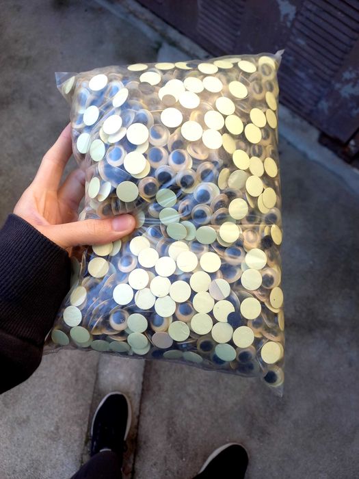 Olhinhos 1000 peças - Googly eyes