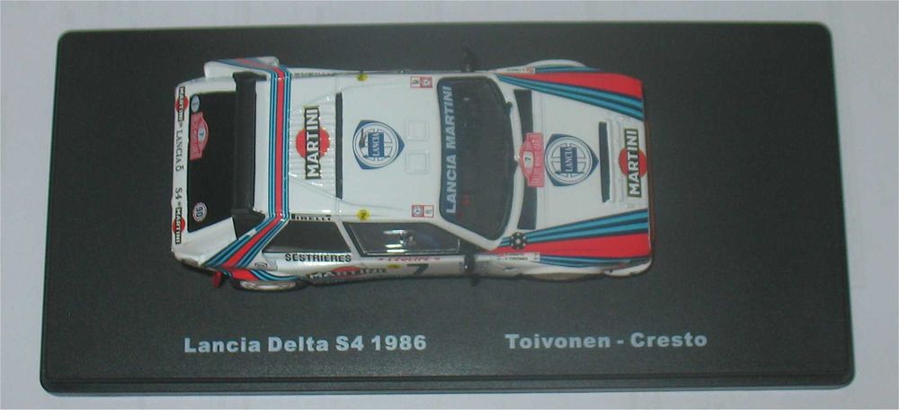 Lancia Delta S4 - Vencedor Rally de Monte Carlo 1986 - Henri Toivonen