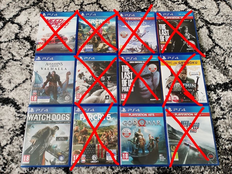 Gry ps4 stan bardzo dobry