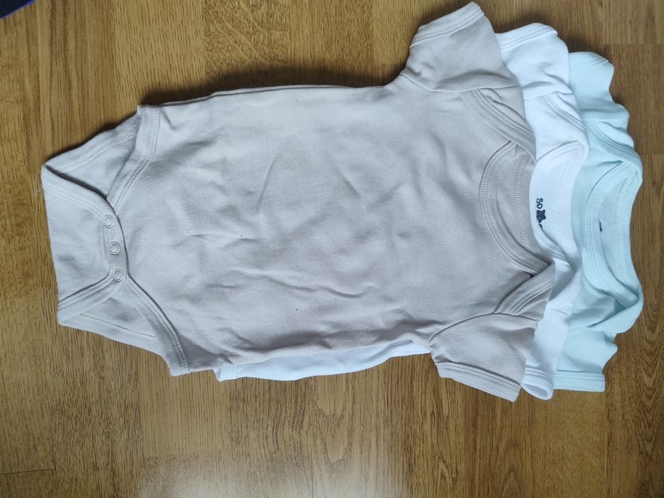 3 pak body na krótki rękaw roz.74