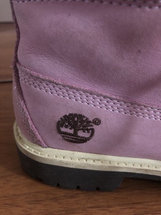 Botas Timberland cor de rosa