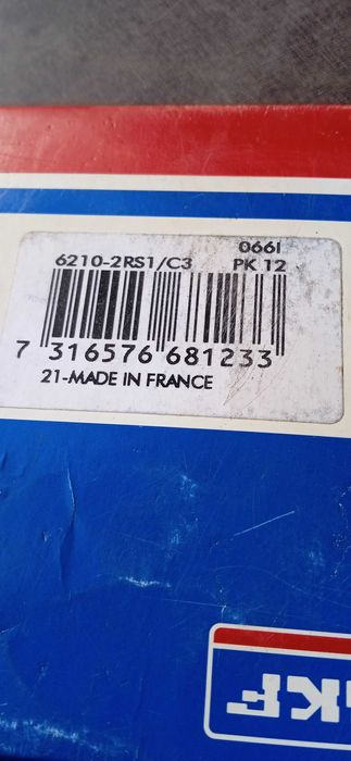 Продам  SKF 6210-2RS1/C3. Made in France.