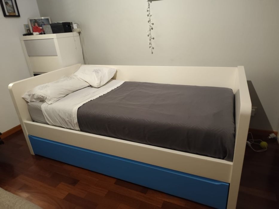 Cama solteiro Madeira maciça