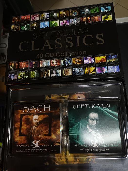 40 CD Spectacular Classics zestaw płyt muzyka klasyczna Krosno