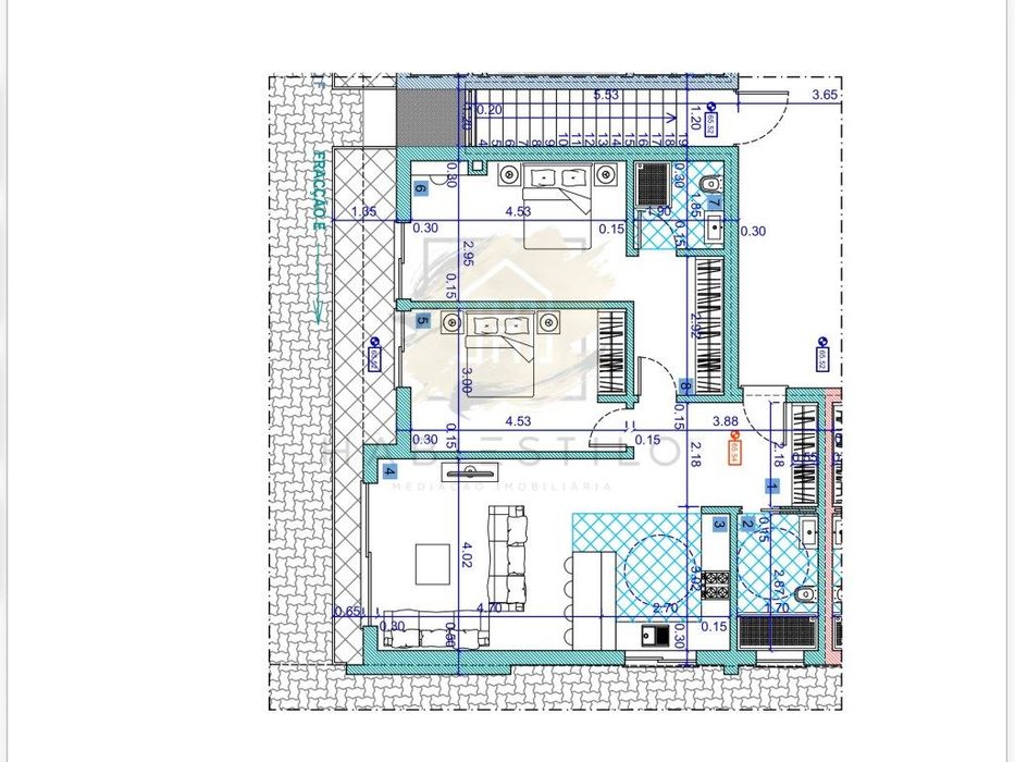 Apartamento T2 Em brejos de Azeitão com varanda