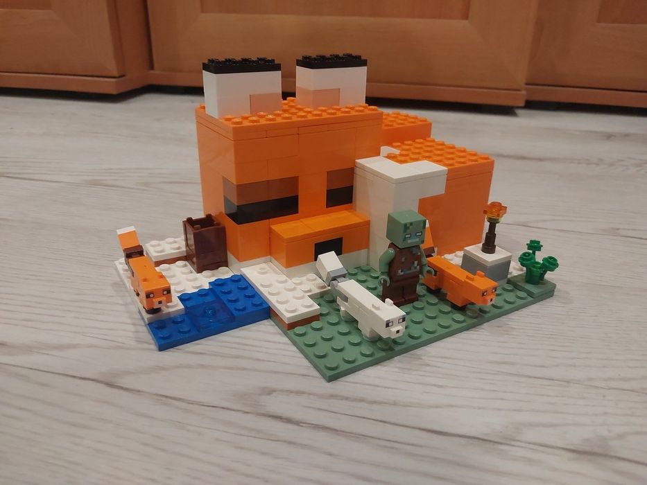 Zestaw LEGO Minecraft 21178 oryginalny Lesia Chatka The fox ledge
