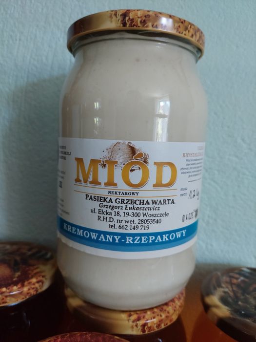 Miód Grzecha Warty z Mazur