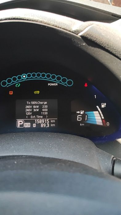 145км на одному заряді. Nissan Leaf 2016р, 30кВт*год батарея, рідна фарба, хороший технічний стан. Нісан Ліф це економія на паливі!