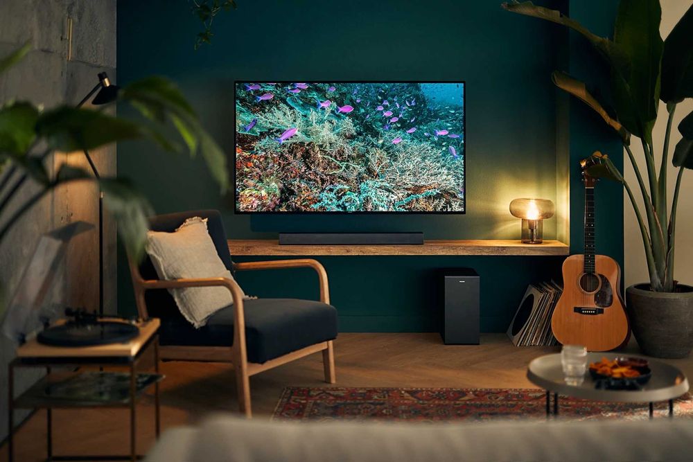 Soundbar 2.1 PHILIPS TAB7305/10 Bluetooth Subwoofer 300W HDMI ARC BT !