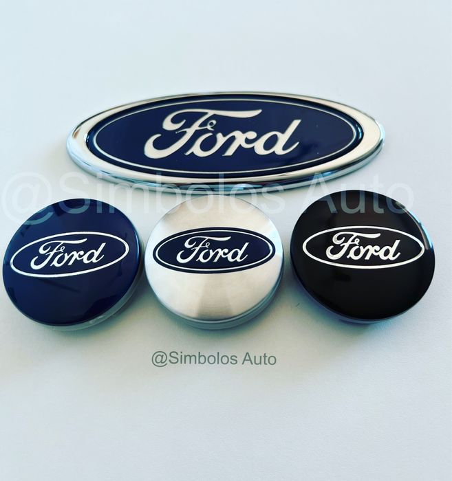 4 Centros Jante ou Emblemas Manetes | Ford