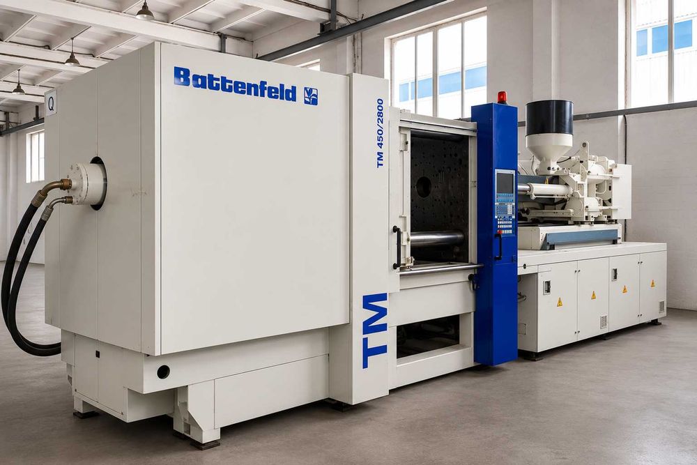 Battenfeld TM 450/2800 — термопластавтомат 450 тонн UNILOG B4