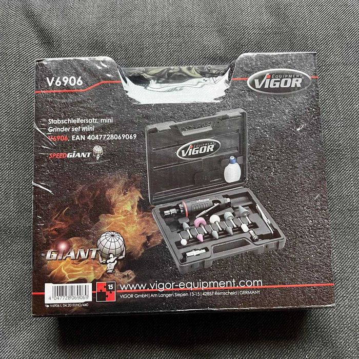 Набор пневматического шлифовального инструмента, мини, Vigor V6906