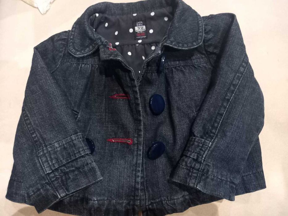 Casaco ganga Zara Baby menina 9-12 meses