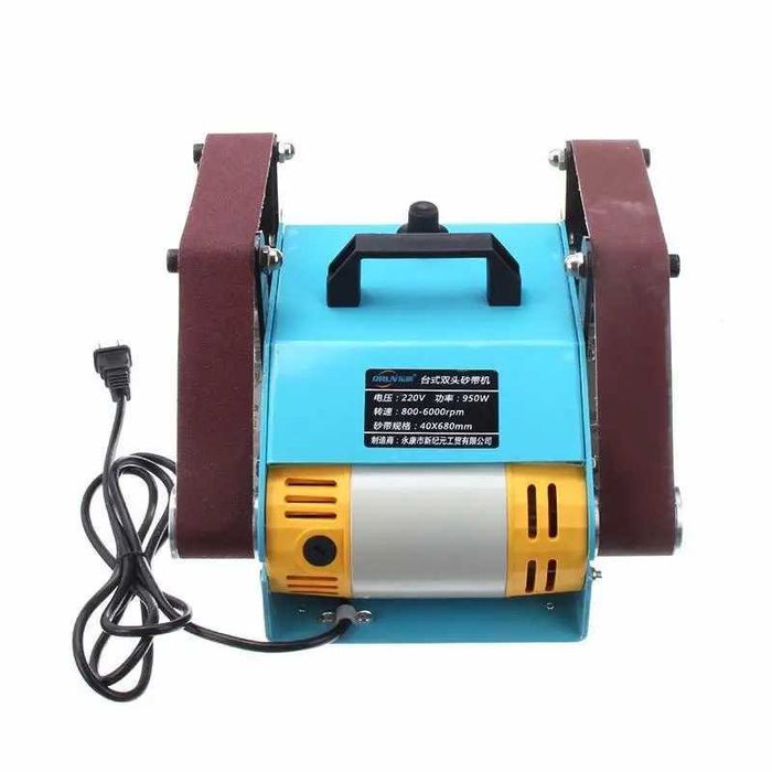Гриндер 950W 220V Многофункциональный ленточный шлифовальный станок,