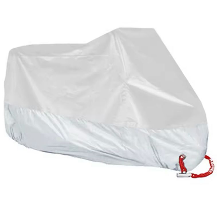 Срібний мото чохол для зовнішнього використання матеріал oxford