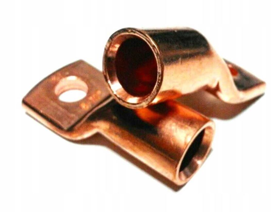 Przewód masowy prądowy na wymiar - ZAKUCIE końcówki na kablu