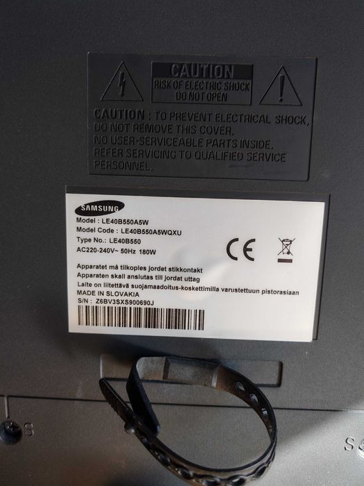 Televisão samsung modelo LE40B550A5W 40 polegadas