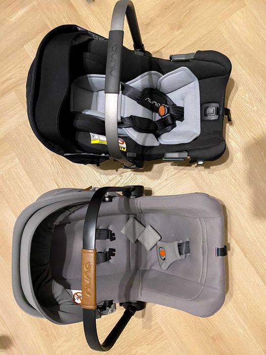 Fotelik samochodowy 3w1: Łupina NUNA PIPA LITE + baza + wkładka | 0–13 kg | Bezwypadkowy