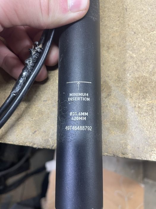 Дропер rock shox reverb 31.6 125 mm 1300mm hydroline