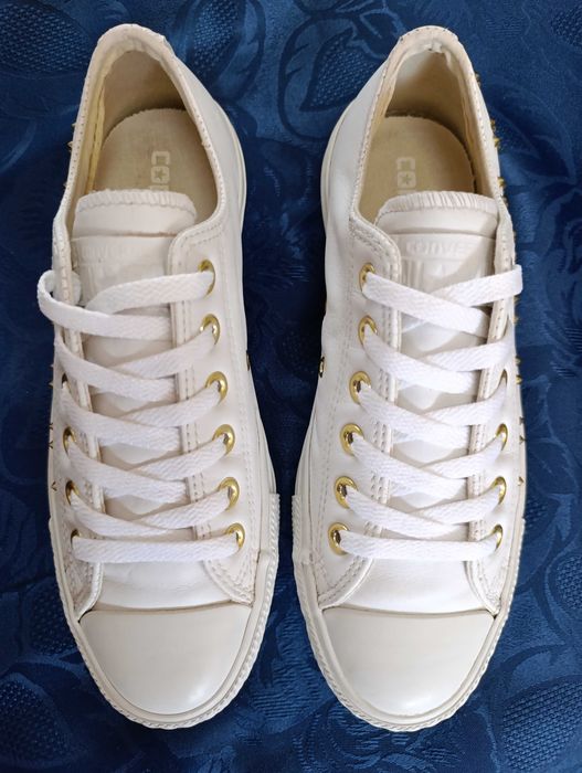 Кеди жіночі шкіряні Converse All Star Studded