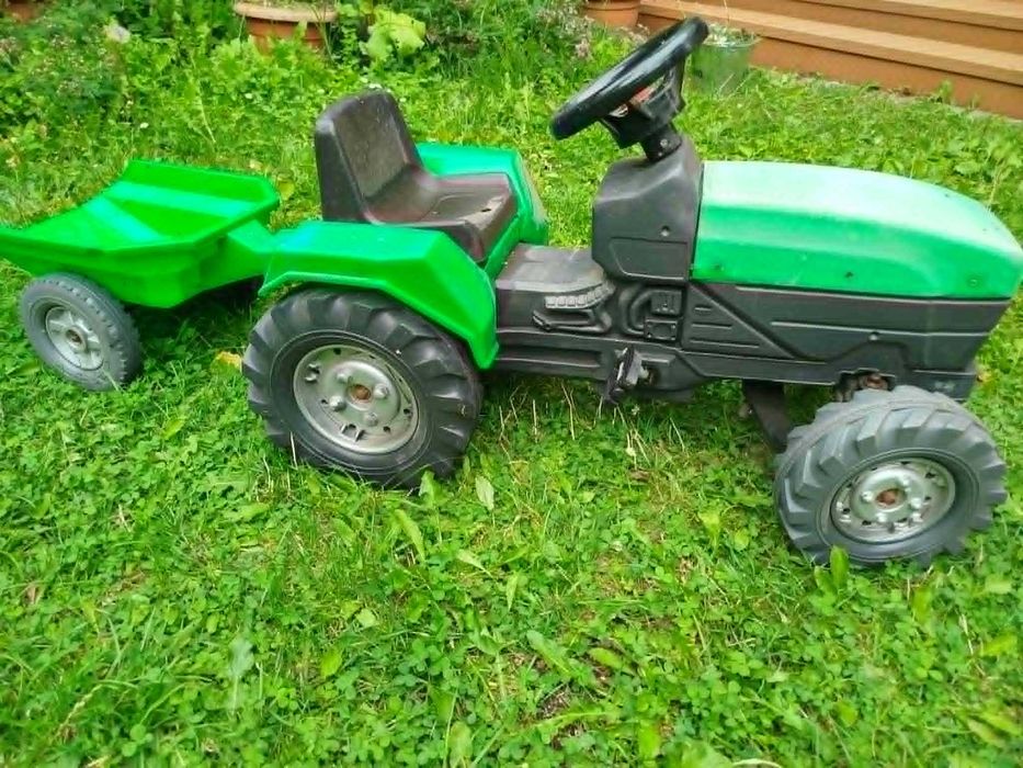 traktor zabawka zielony dla chłopca lub dziewczynki