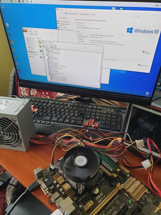 ASUS Z87 - K (s1150, Intel Z87, PCI-Ex16) з процесором i 3 4130 3.4  компютер