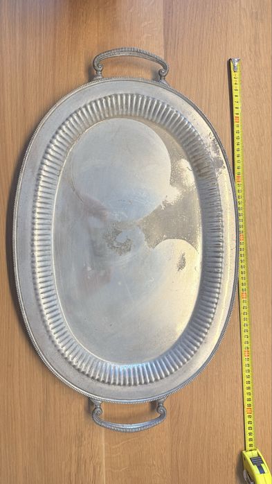 Conjunto Terrina e Salva Grande "Topázio" Casquinha (Vintage)