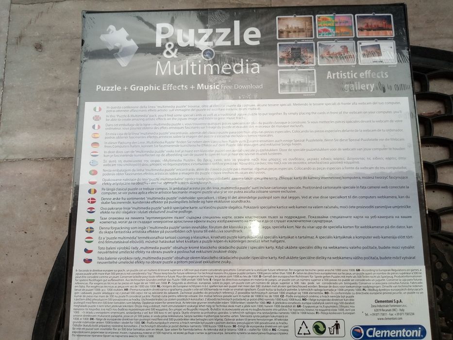Puzzle multimedia 1000 peças novo