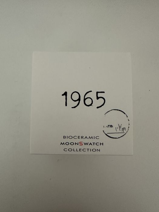 Omega x Swatch Mission To The Moon 1965