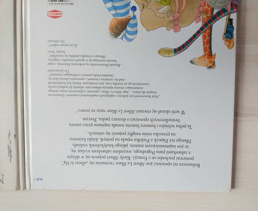 Nick Butterworth Albert Le Blanc i Albert Le Blanc rusza na pomoc