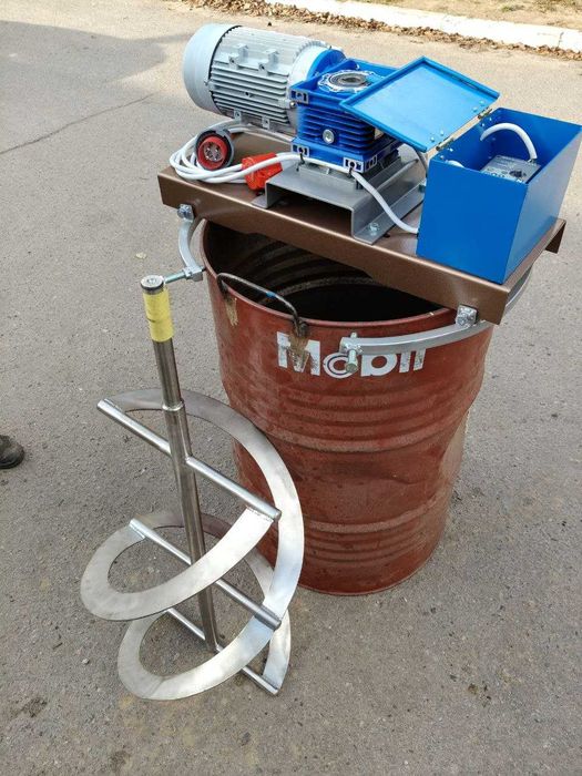 Змішувач, міксер(мішалка) для єврокуба з частотником, міксер для рідин