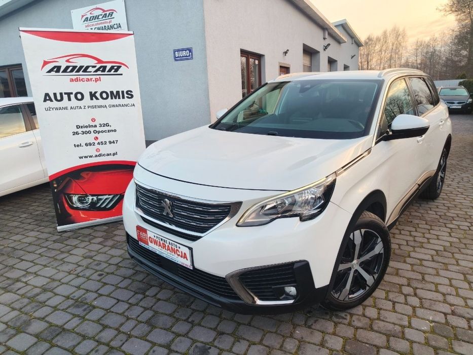 Peugeot 5008 1.2 130KM # 7 miejsc # Navi # Kamera # Piękny # Serwis # GWARANCJA!!!