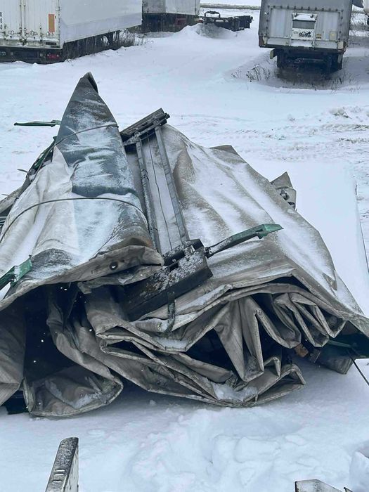 Kompletny dach zsuwany naczepa Krone