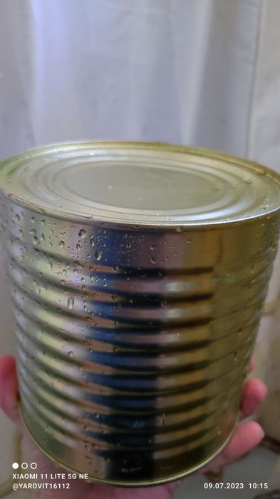 Консерва овочевий суп з маринованими огірками 2.5 кг (5 літрів)