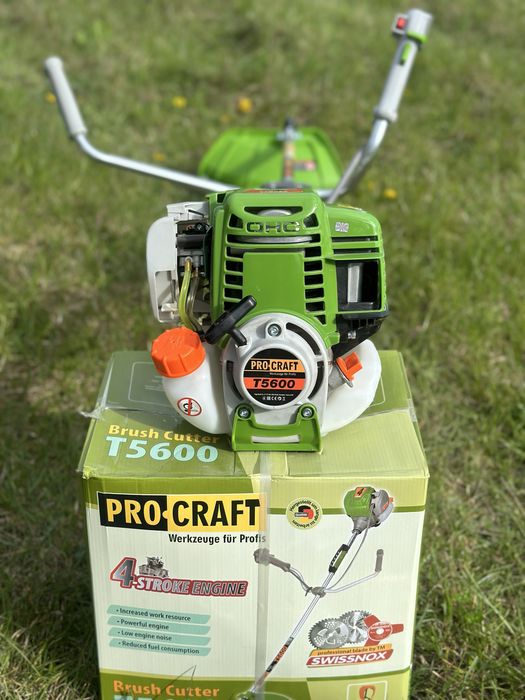Мотокоса  4-х тактна Procraft T5600  бензокоса тример +масло