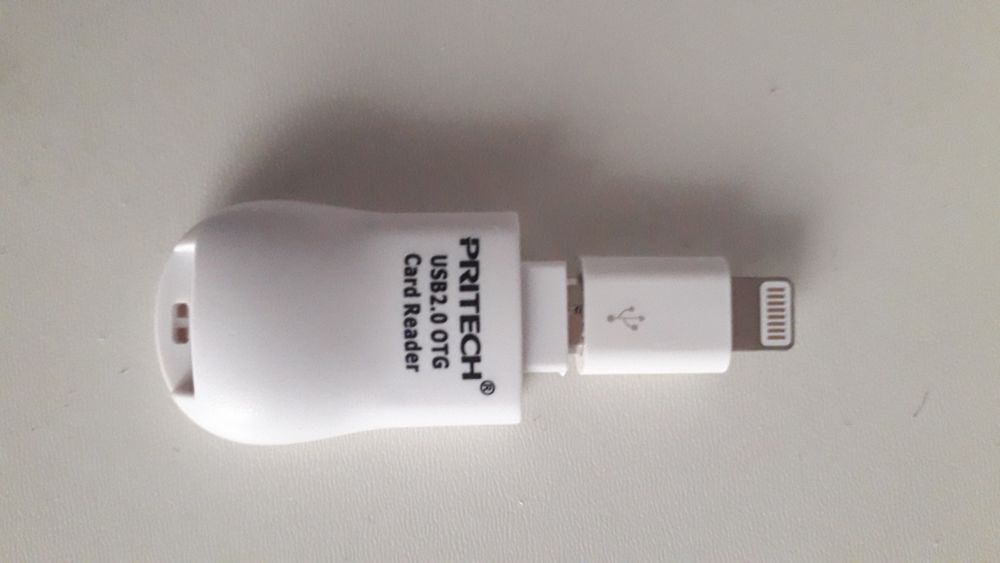 Novo Adaptador USB Micro SD OTG Smartphones  Adaptateur iPhone.