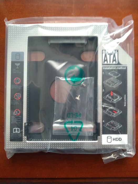 Adaptador segundo disco para guardar dados no portátil