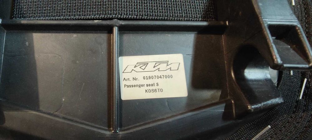Banco de passageiro KTM 1290