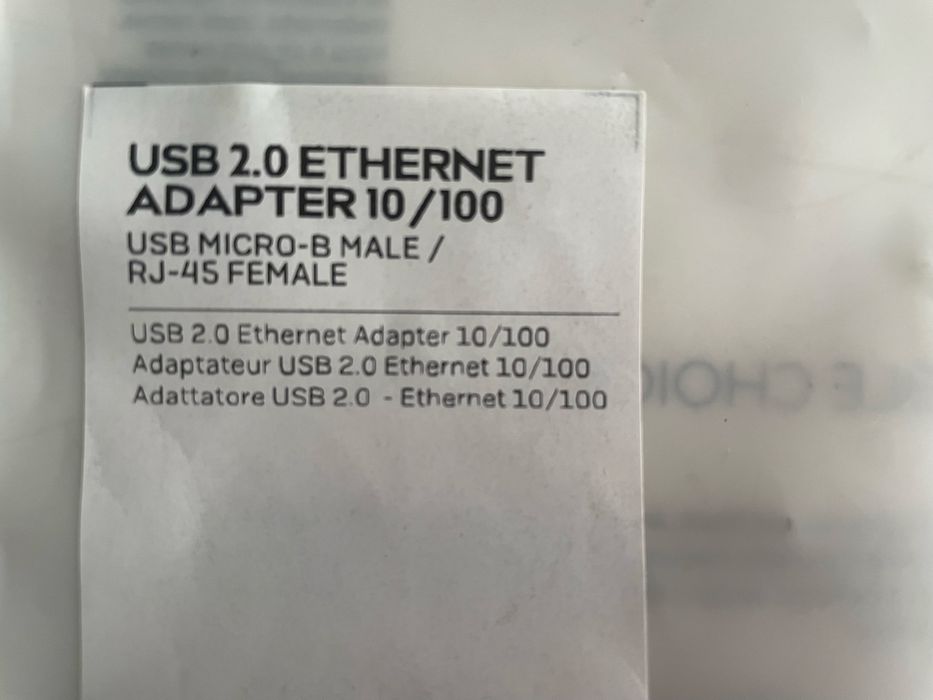 Adaptadores Ethernet USB 2.0 da marca Lindy