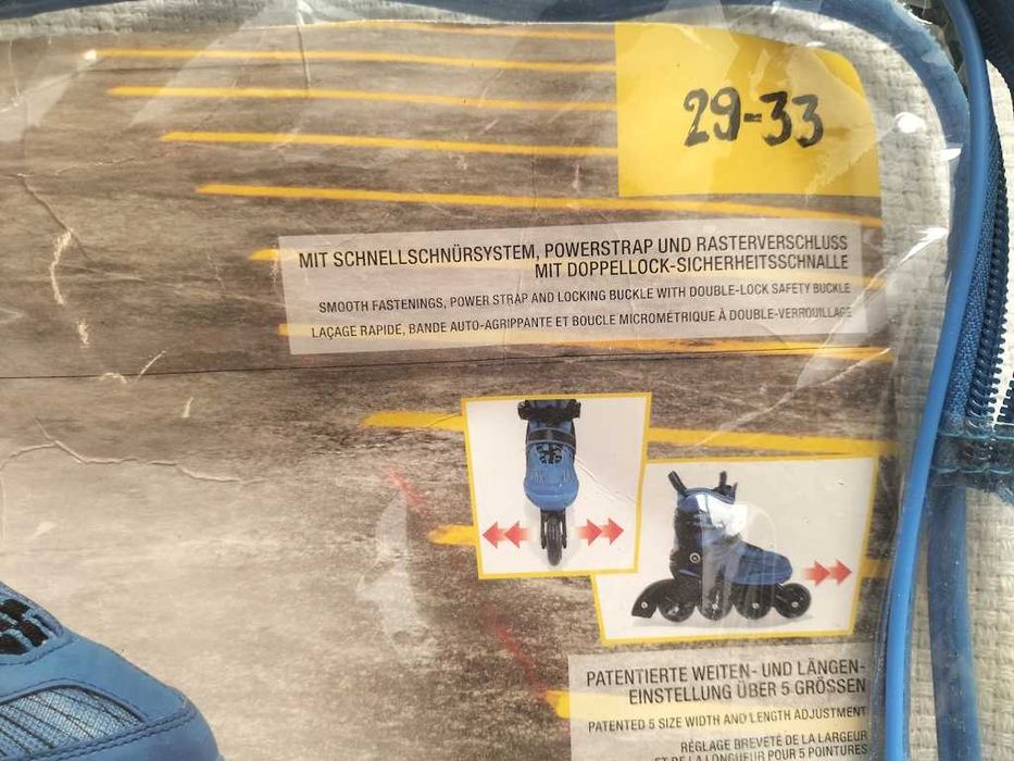 Rolki dziecięce regulowane 29-33