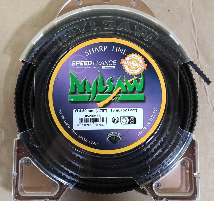 Fio nylon serrilha para roçadora