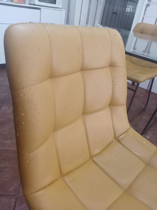 Mesa vidro 4 cadeiras