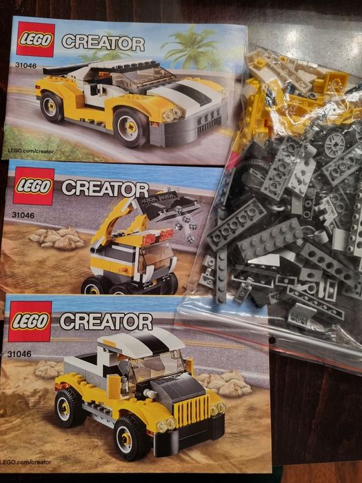 Klocki LEGO Creator Samochód wyścigowy 31046 3 w 1