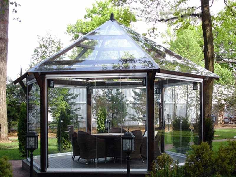 Монолитный поликарбонат 3мм Бронза (Навесы, Беседки, Террасы, Веранды)