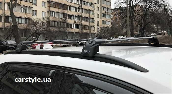 Багажник Turtle Air2 інтегровані рейлінги на дах авто невиступаючі