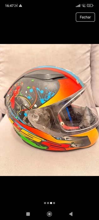 Capacete de mota Ls2