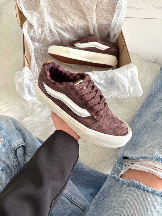 Vans KNU Skool Brown White